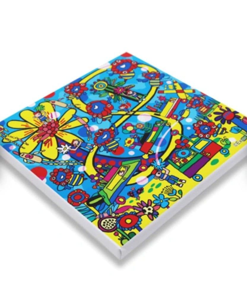 ミャクミャク キャンバスジクレー印刷 ミャクミャク∞脈々と彩る蜂の舞1 S0号