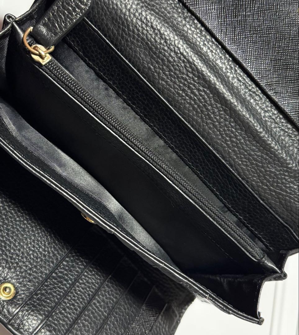 Vivienne Westwood 長財布　黒　ブラック　サフィアーノレザー