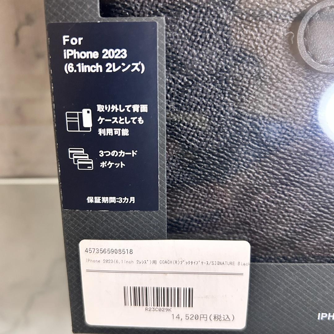 COACH コーチ iPhone 6.1インチ (2023) 手帳型ケース