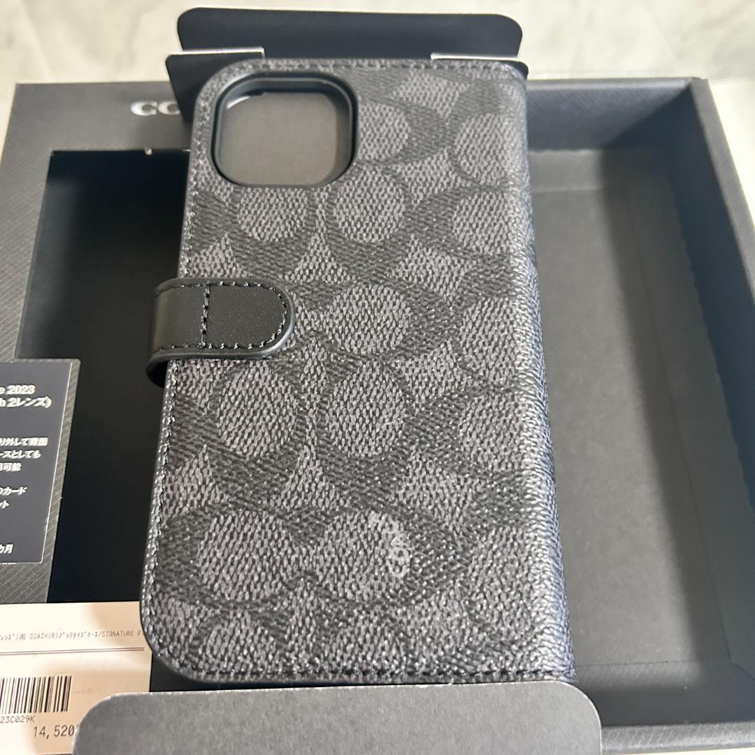 COACH コーチ iPhone 6.1インチ (2023) 手帳型ケース