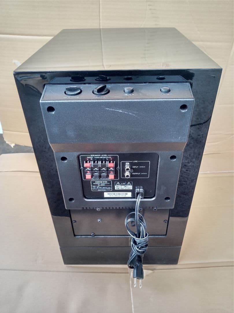 未動作 ONKYO オンキョー　サブウーファー　SL-D501 ブラック