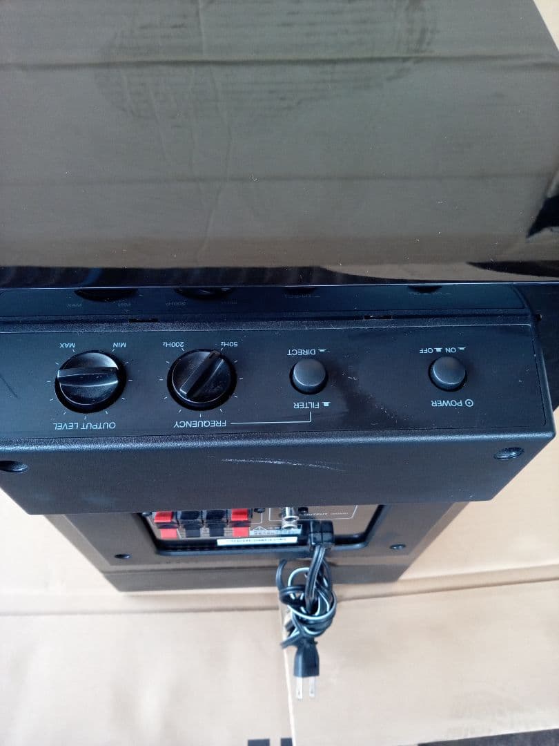 未動作 ONKYO オンキョー　サブウーファー　SL-D501 ブラック