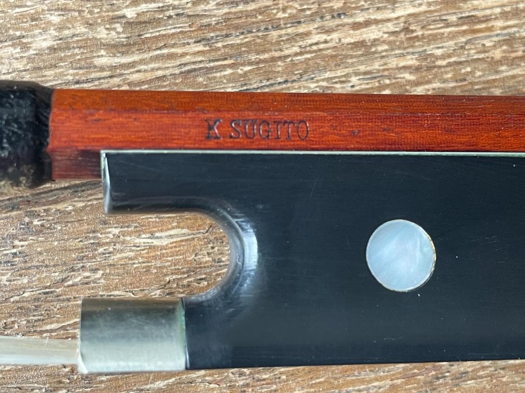 西ドイツ製 オレンジ色ニスで裏板１枚板のキレイなバイオリン