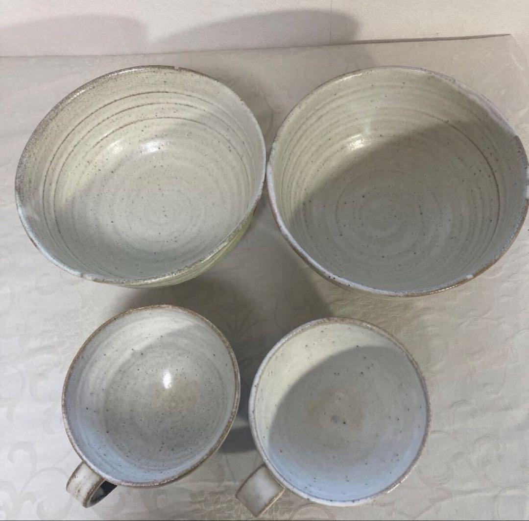 和食器　4点セット　信楽焼　作家作品