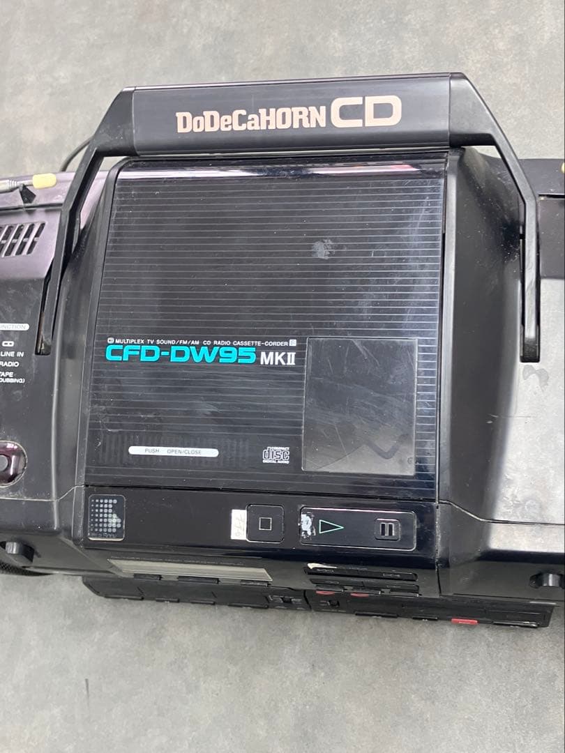 【希少】SONY ドデカホーン CFD-DW95 MKII バブルラジカセ現状品