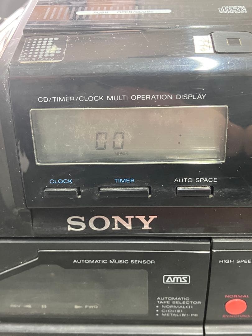 【希少】SONY ドデカホーン CFD-DW95 MKII バブルラジカセ現状品