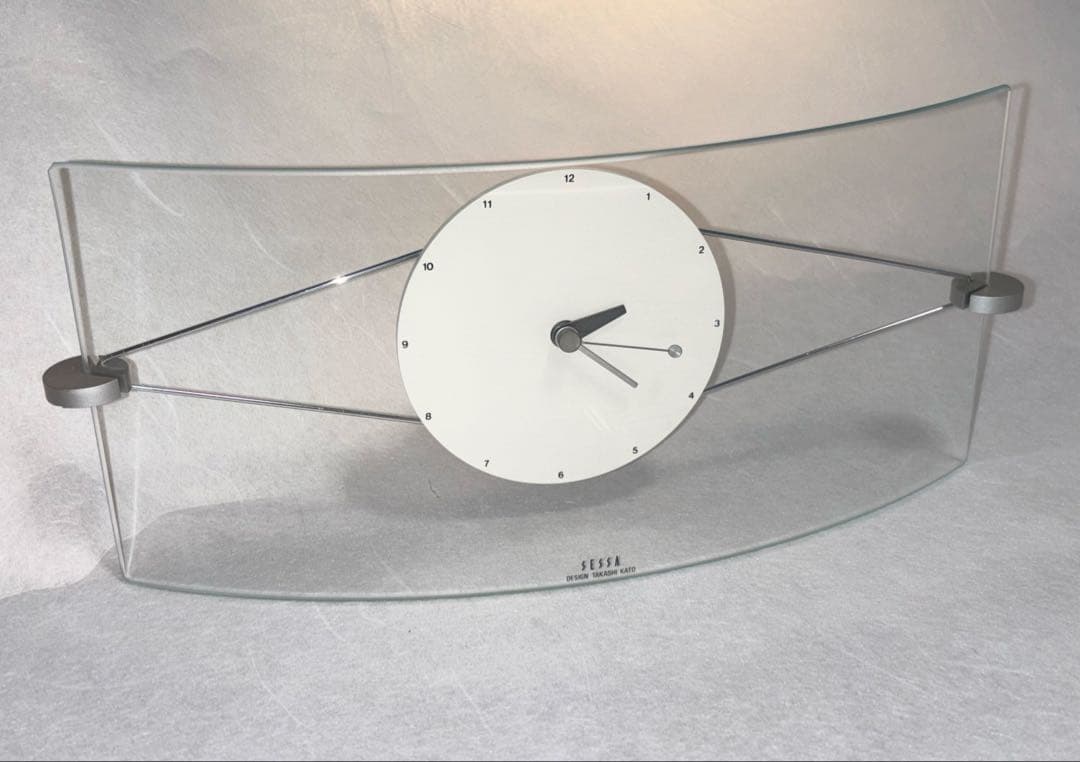 ヴィンテージ 加藤孝志 SESSA ポストモダン デザイン デスククロック