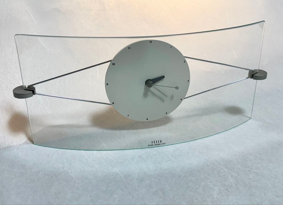 ヴィンテージ 加藤孝志 SESSA ポストモダン デザイン デスククロック