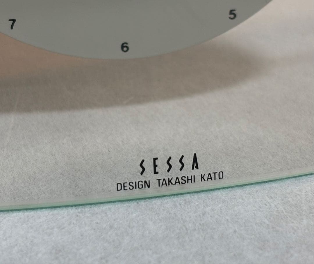 ヴィンテージ 加藤孝志 SESSA ポストモダン デザイン デスククロック