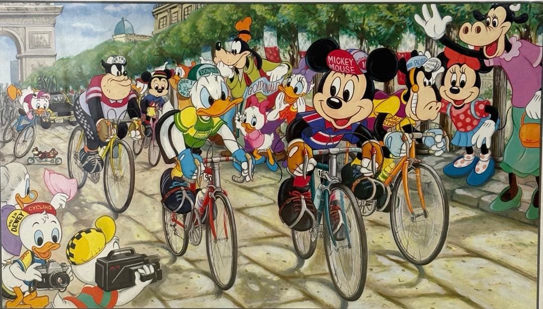 【未開封・未使用品】【希少品】ミッキーのツール・ド・フランス ジグソーパズル