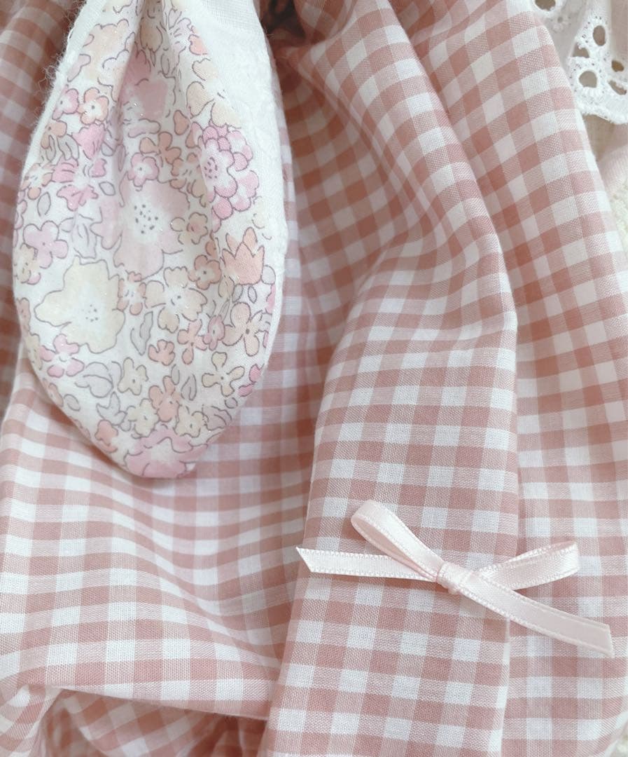 ハンドメイドスタイ　うさみみセットアップ　はる様