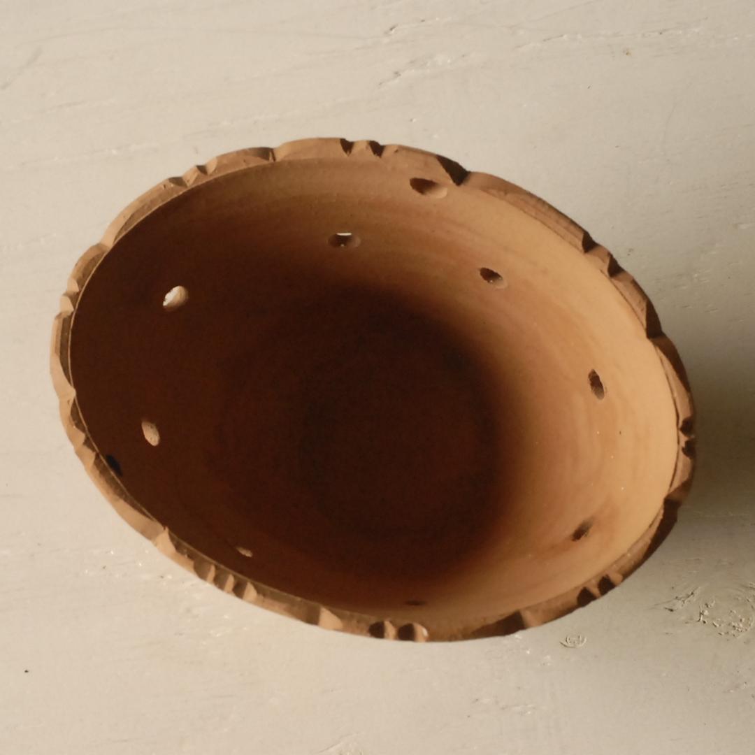 【琉球石垣島】島焼掻き落サラダポット（B）