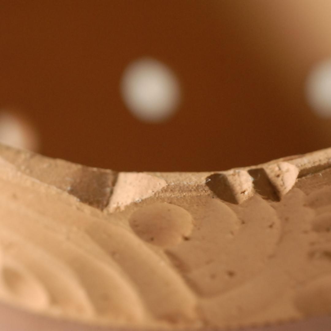 【琉球石垣島】島焼掻き落サラダポット（B）