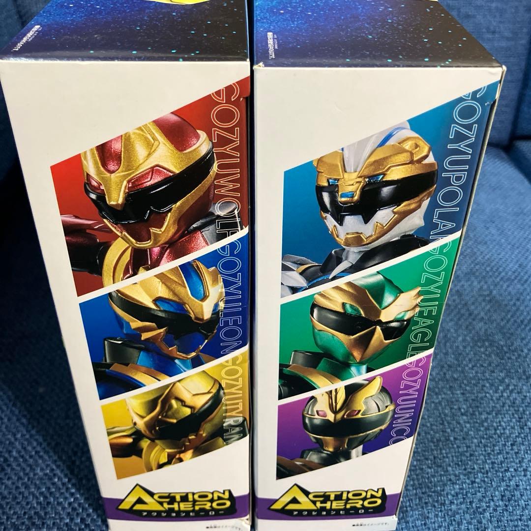 新品未開封　アクションヒーロー ゴジュウジャーSPセット1・2 フィギュア 2箱