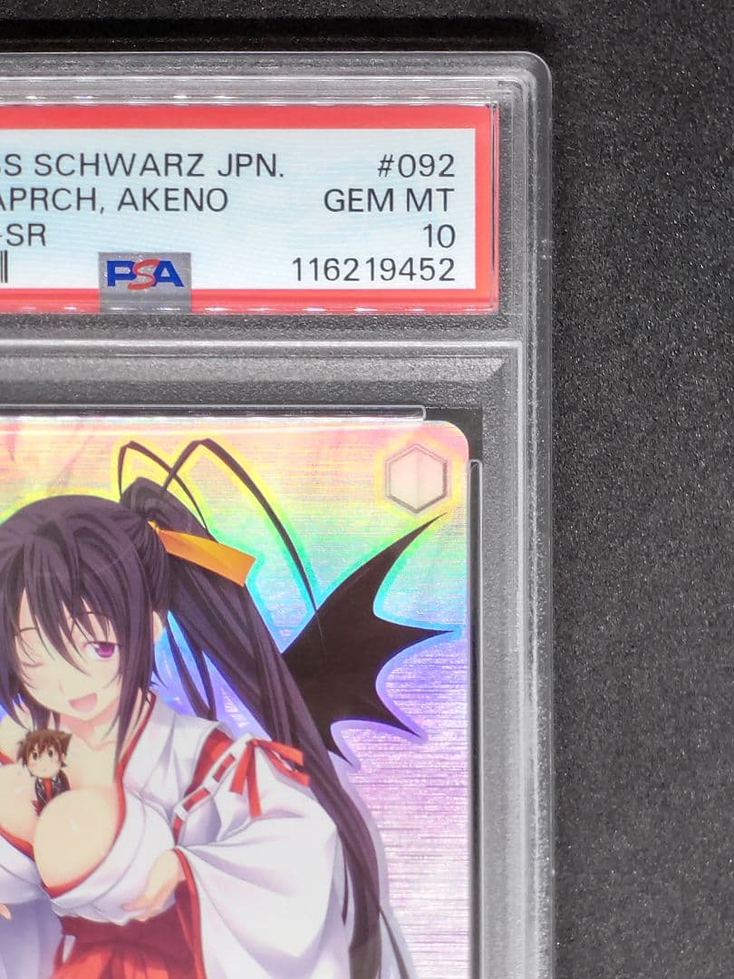 【PSA10】全力アプローチ 朱乃 SR 富士見ファンタジア文庫 キラ ホロ