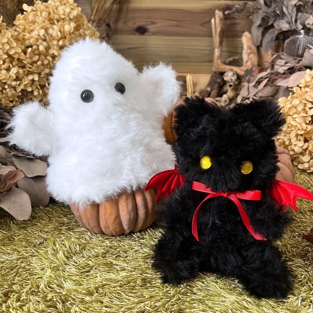 【sample】　あみぐるみ　オーダーメイド　ぬいぐるみ　ハロウィン　黒猫