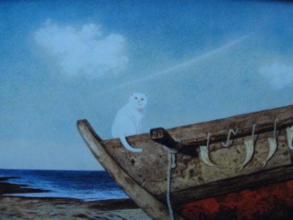 風分 六抄 【あじよし】 希少画集画、状態良好、新品高級額装付