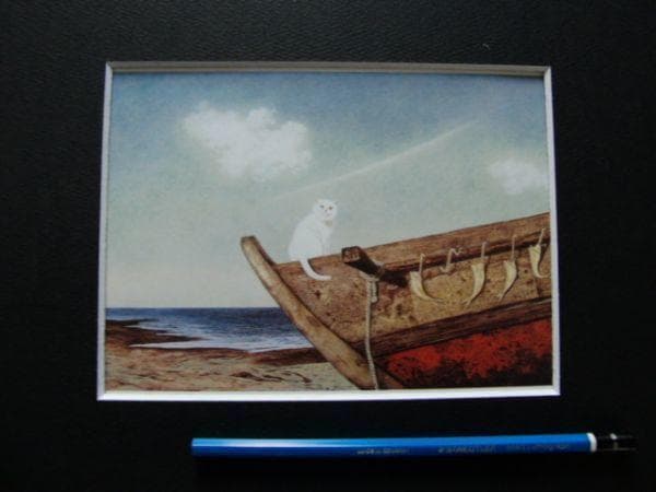 風分 六抄 【あじよし】 希少画集画、状態良好、新品高級額装付