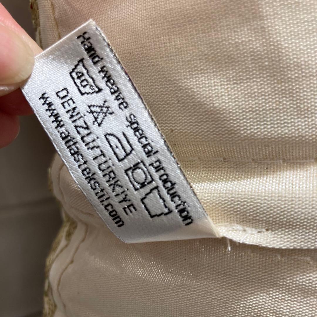 SALE！【新品未使用】トルコ製シルクスザニ刺繍クッションカバー②