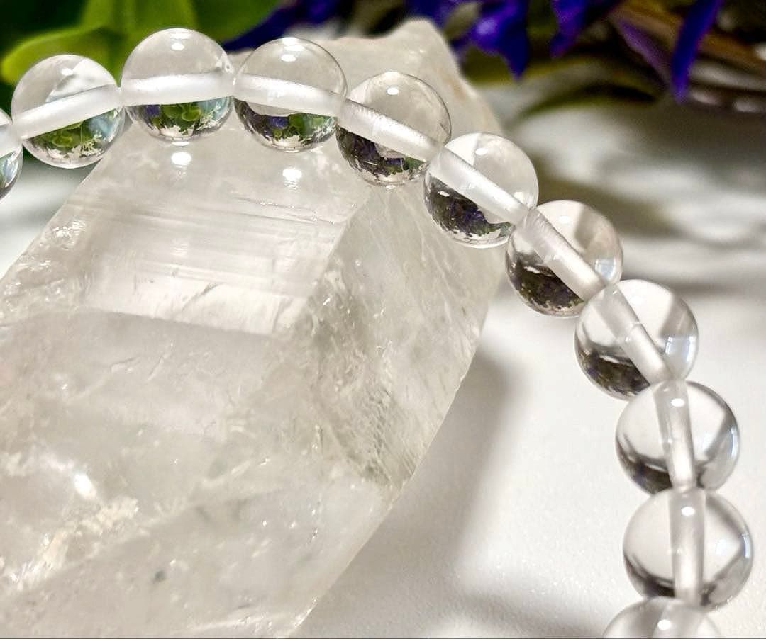 究極品質　超希少幻の銘石　現代に蘇った伝説の国産水晶　山梨乙女鉱山産水晶のブレス