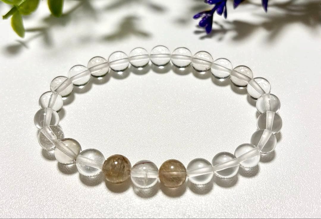 究極品質　超希少幻の銘石　現代に蘇った伝説の国産水晶　山梨乙女鉱山産水晶のブレス