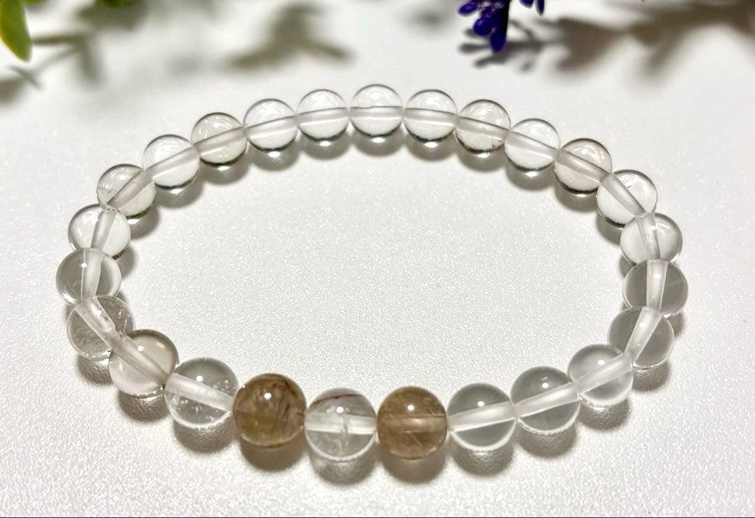 究極品質　超希少幻の銘石　現代に蘇った伝説の国産水晶　山梨乙女鉱山産水晶のブレス