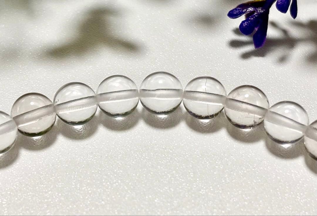 究極品質　超希少幻の銘石　現代に蘇った伝説の国産水晶　山梨乙女鉱山産水晶のブレス