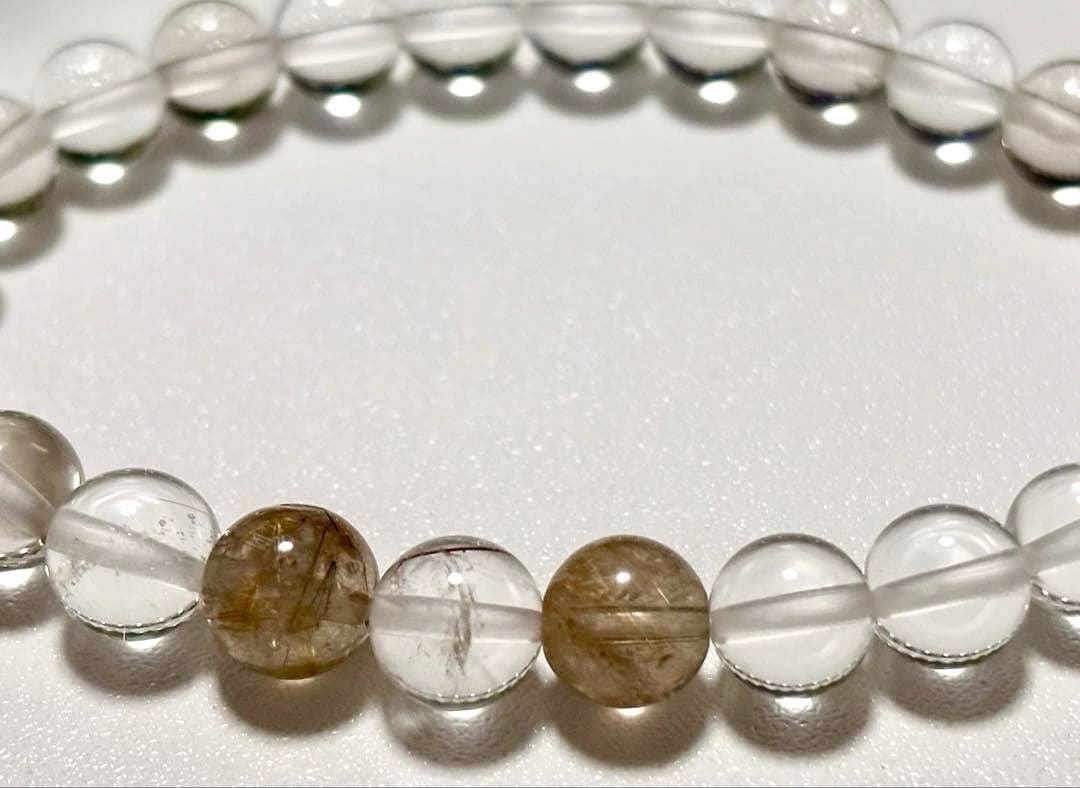 究極品質　超希少幻の銘石　現代に蘇った伝説の国産水晶　山梨乙女鉱山産水晶のブレス