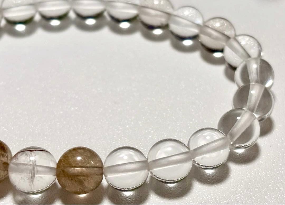 究極品質　超希少幻の銘石　現代に蘇った伝説の国産水晶　山梨乙女鉱山産水晶のブレス