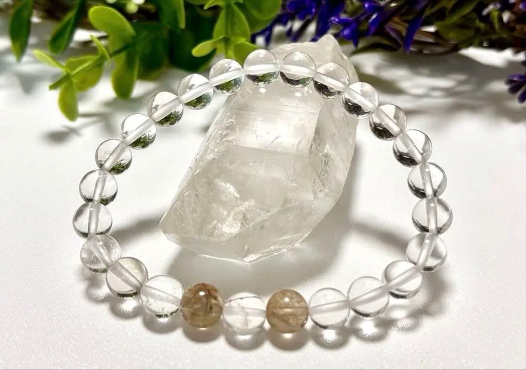 究極品質　超希少幻の銘石　現代に蘇った伝説の国産水晶　山梨乙女鉱山産水晶のブレス