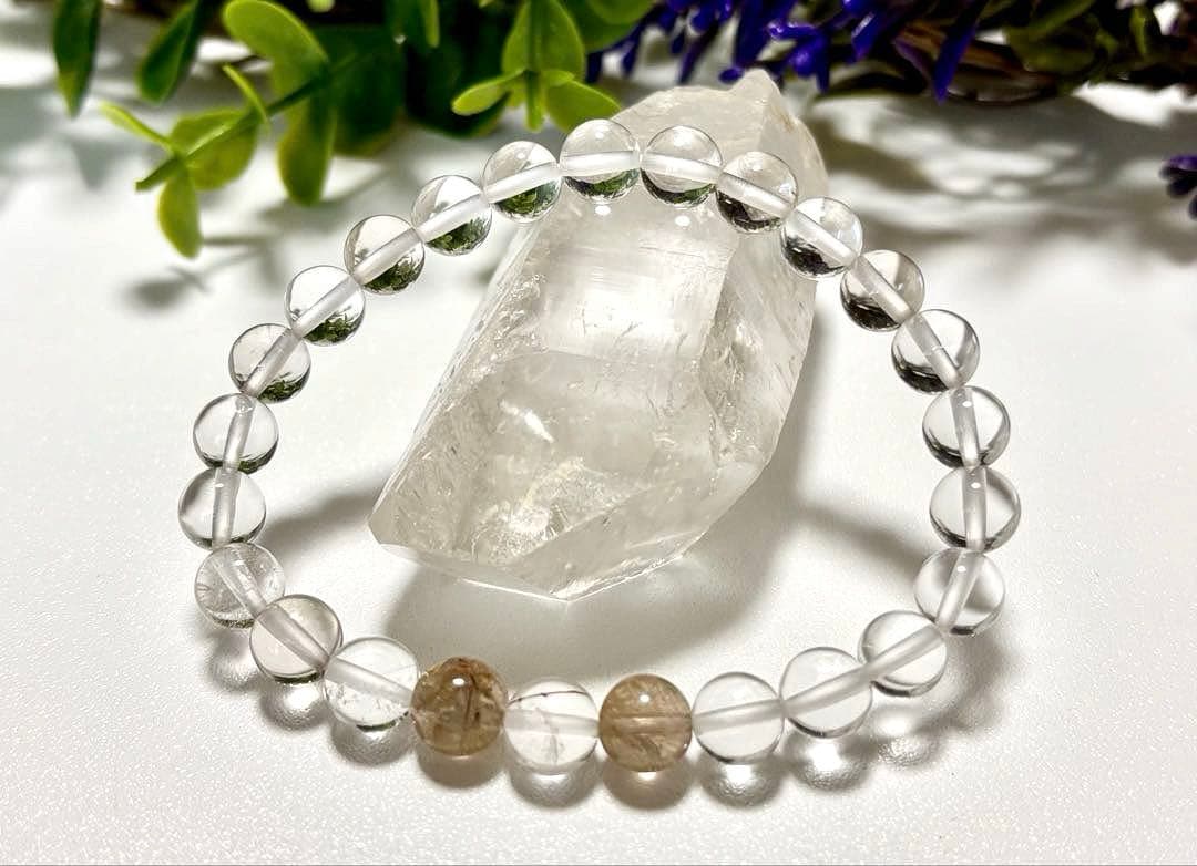 究極品質　超希少幻の銘石　現代に蘇った伝説の国産水晶　山梨乙女鉱山産水晶のブレス