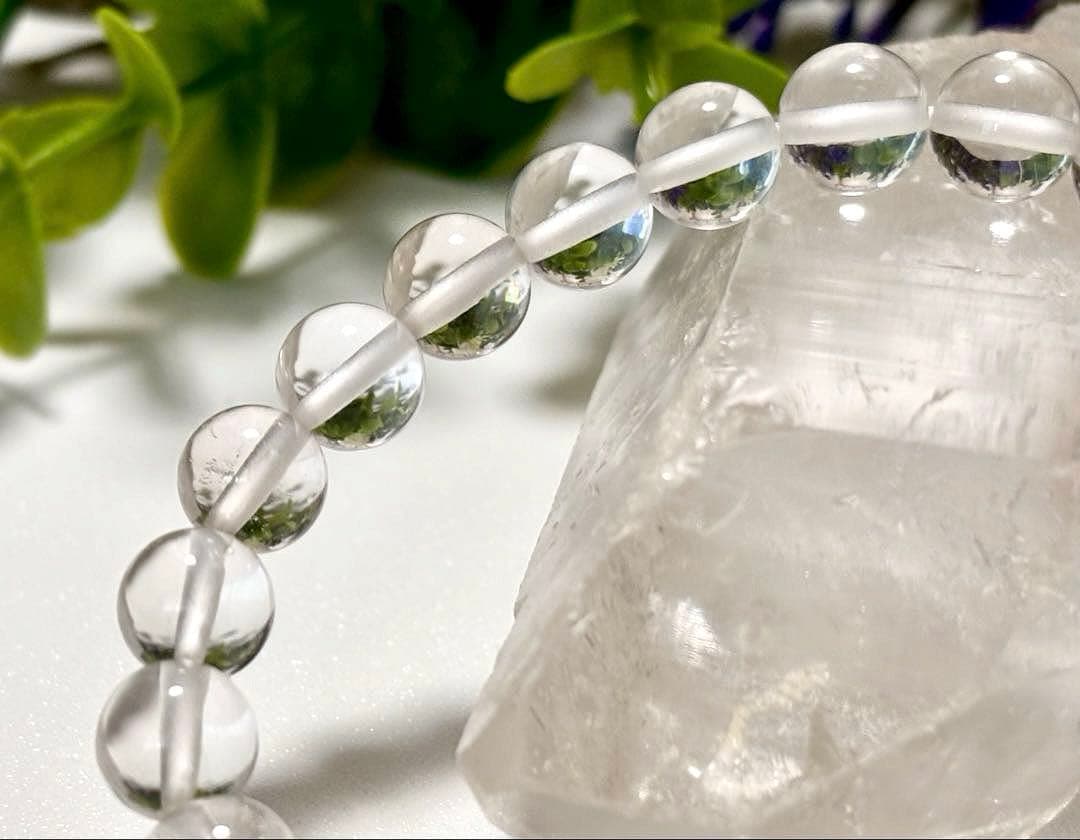 究極品質　超希少幻の銘石　現代に蘇った伝説の国産水晶　山梨乙女鉱山産水晶のブレス