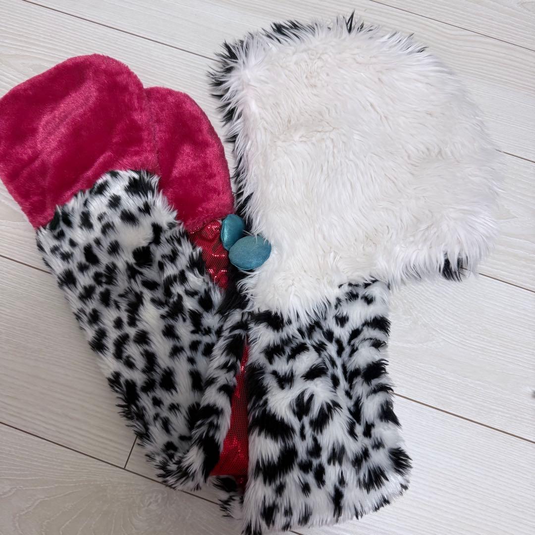 クルエラ　フード付きマフラー