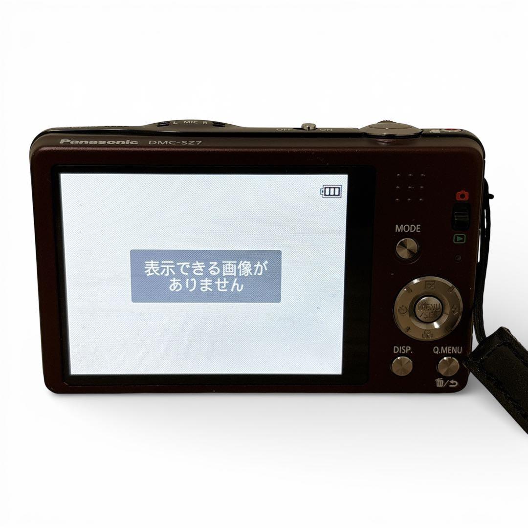 【動作品】Panasonic LUMIX DMC-SZ7 ブラウン 付属品あり