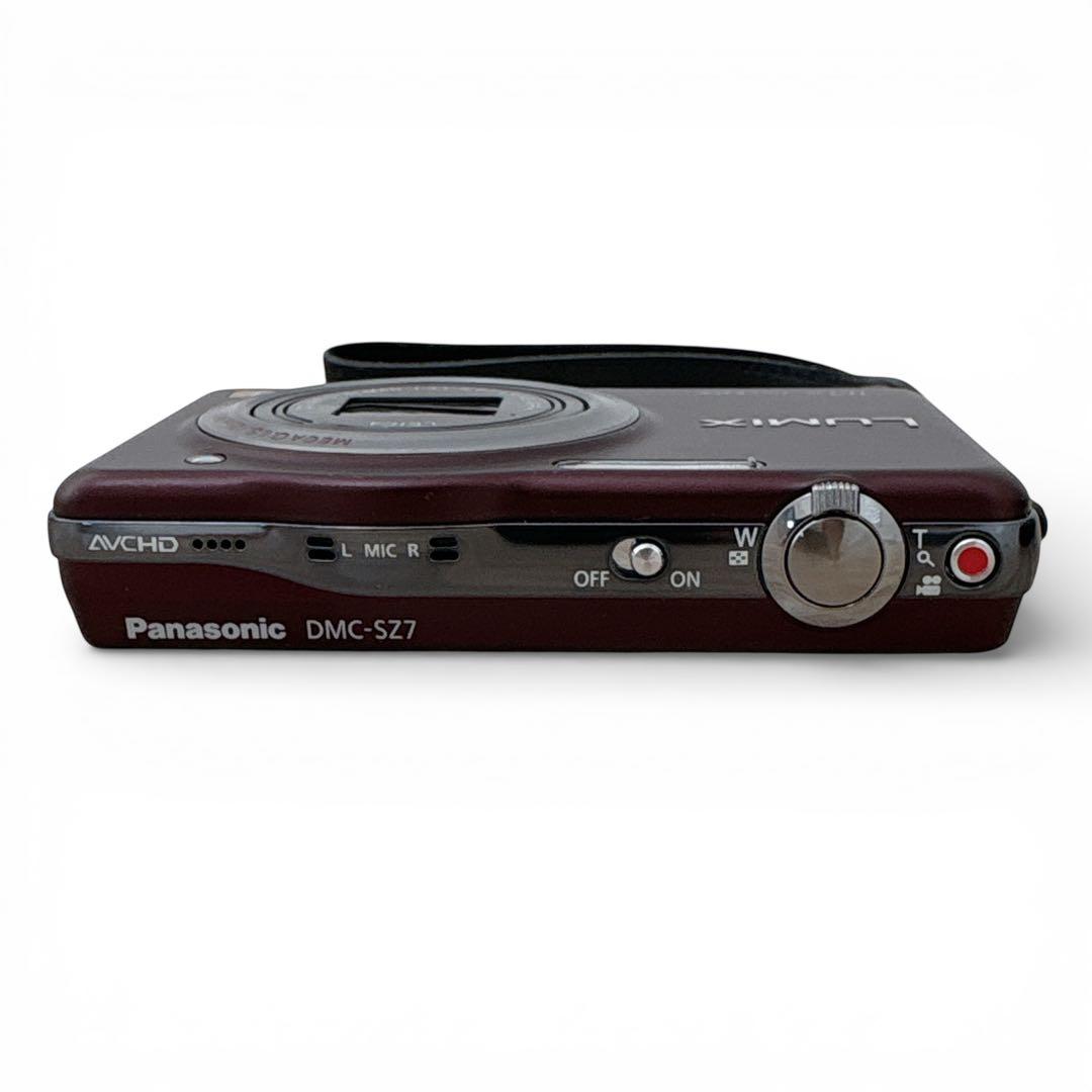 【動作品】Panasonic LUMIX DMC-SZ7 ブラウン 付属品あり