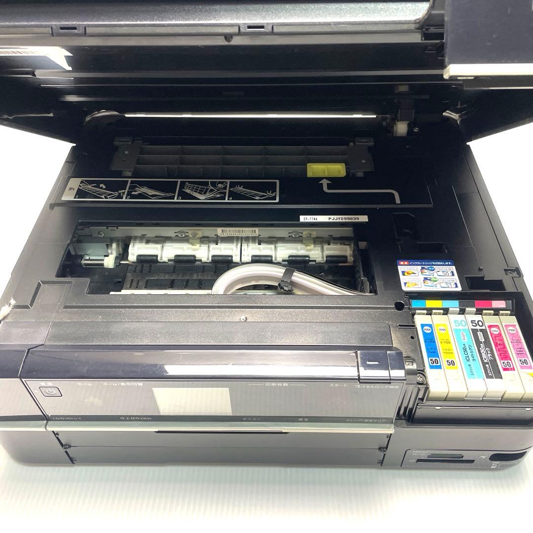 ジャンク品EPSON EP-774Aプリンター複合機カラリオ通電確認済みエプソン
