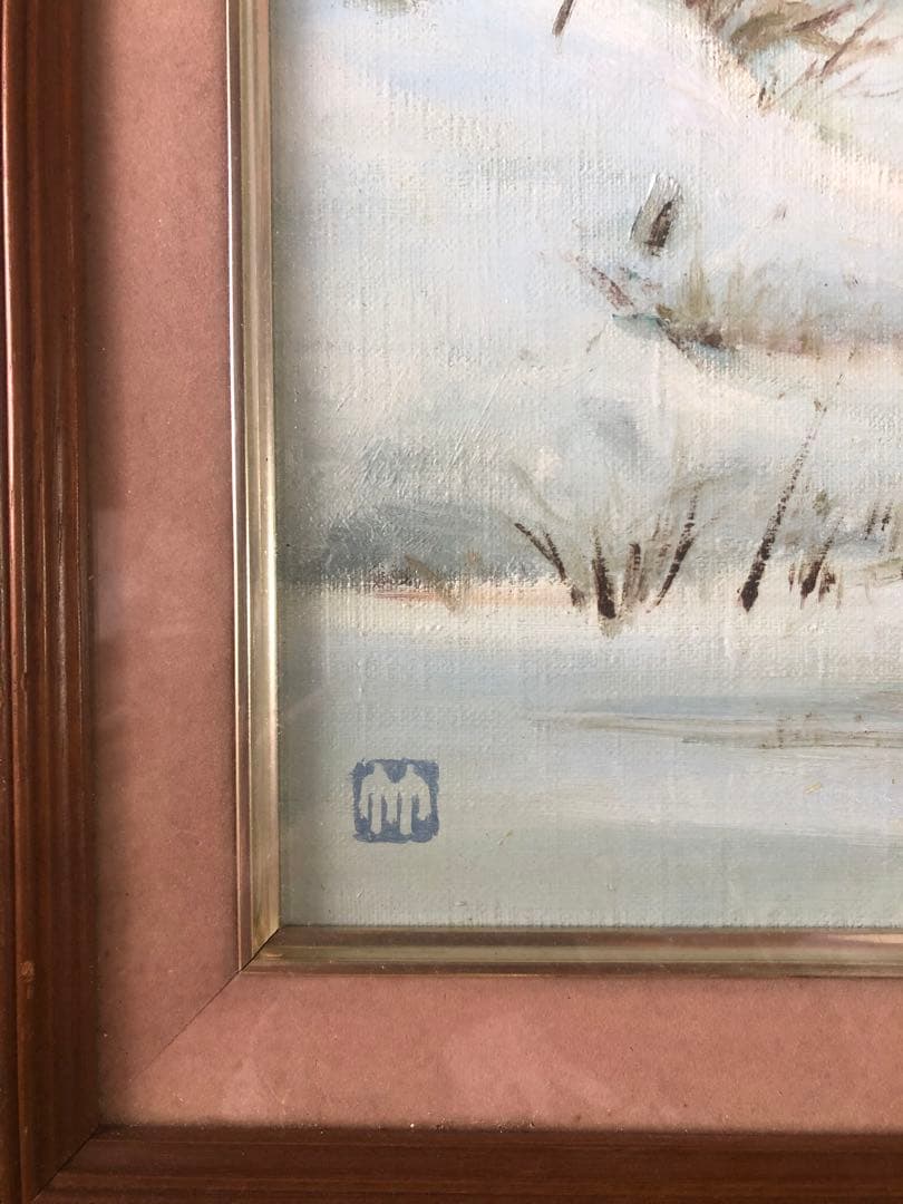 竹井政宏 冬の風景画