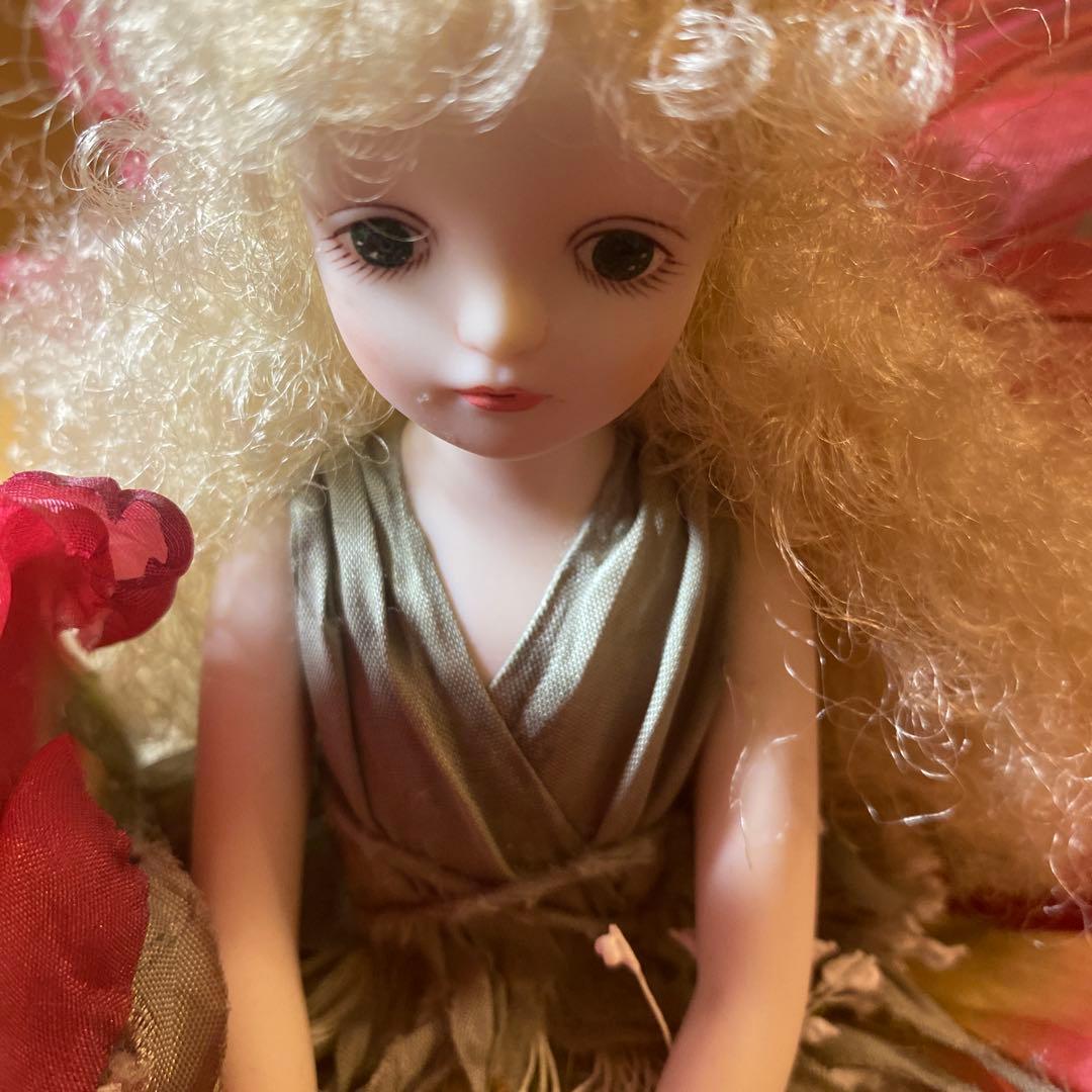 若月まり子　ビスクドール アンティー ク お花の妖精