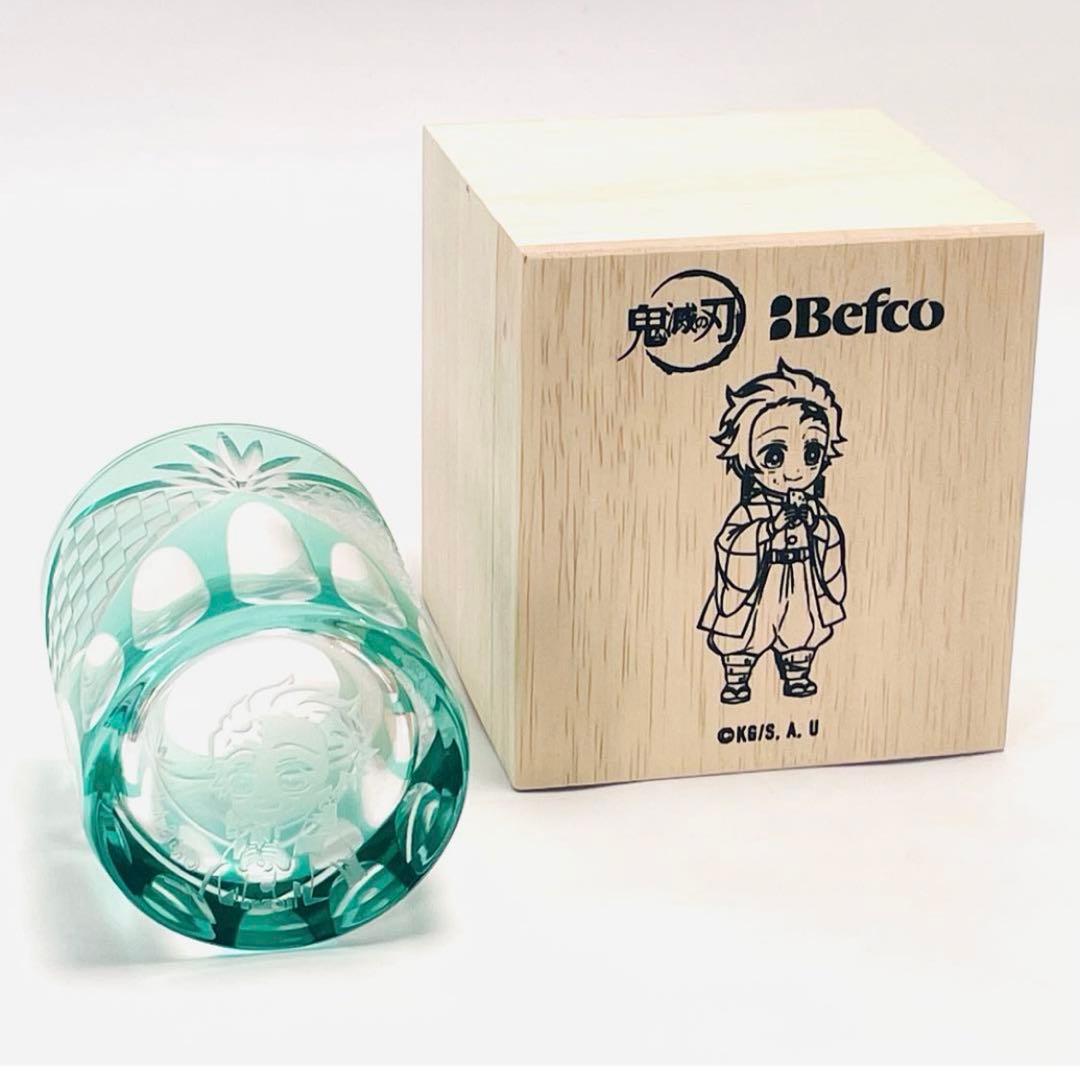 月末セール 限定非売品 鬼滅の刃 炭治郎モデル 江戸切子 グラス コップ