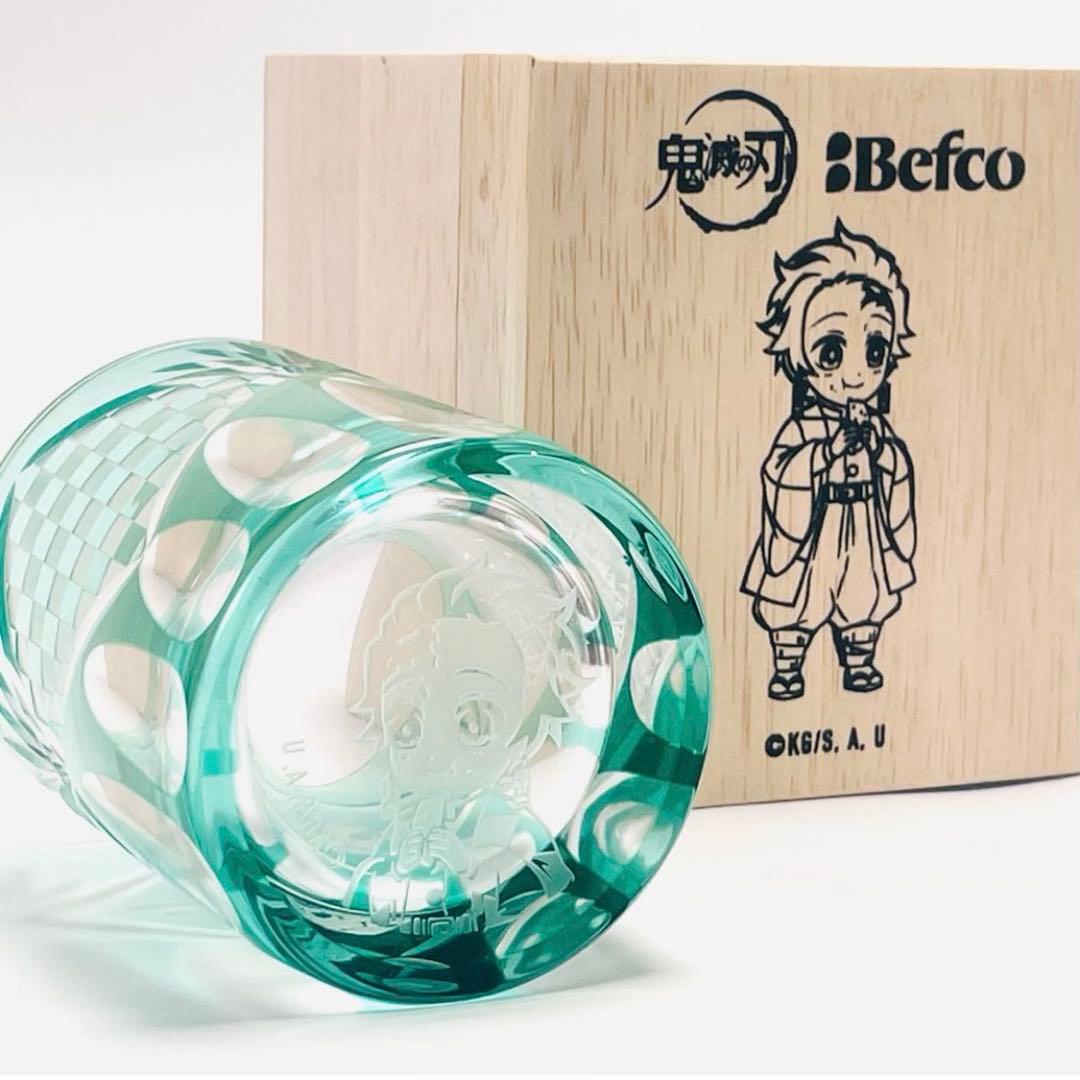月末セール 限定非売品 鬼滅の刃 炭治郎モデル 江戸切子 グラス コップ