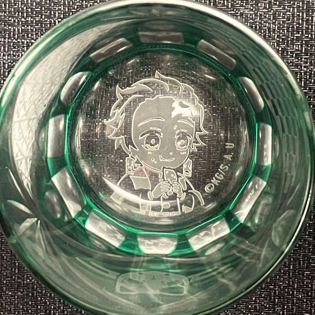 月末セール 限定非売品 鬼滅の刃 炭治郎モデル 江戸切子 グラス コップ