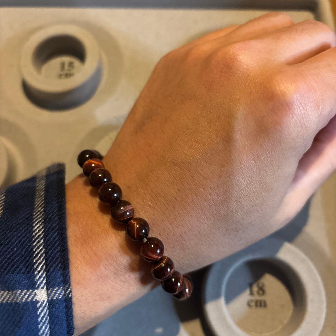 すっごい綺麗なレッドタイガーアイ！ズーンとくる！おすすめ！