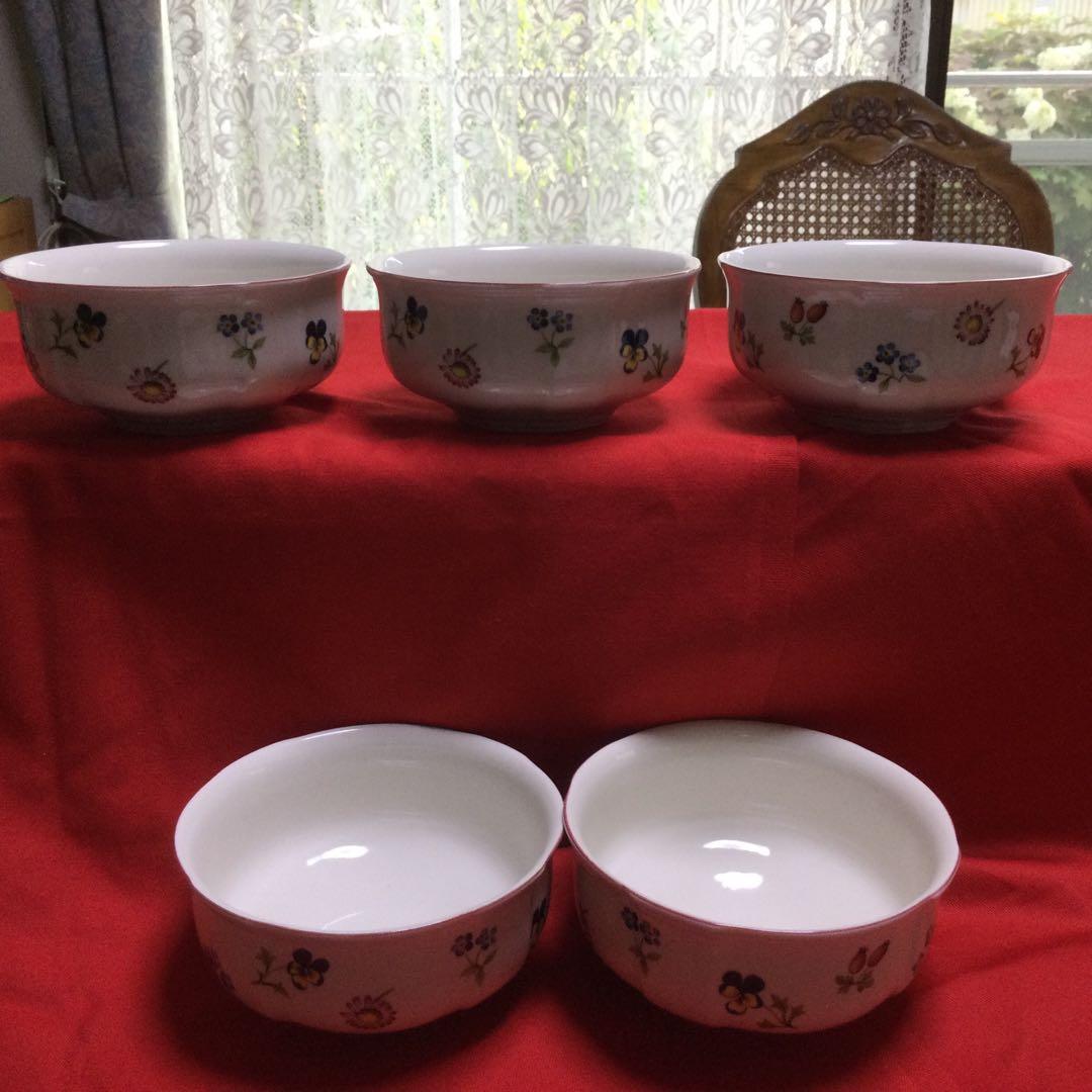 Villeroy & Boch Petite Fleur サラダ小鉢5個