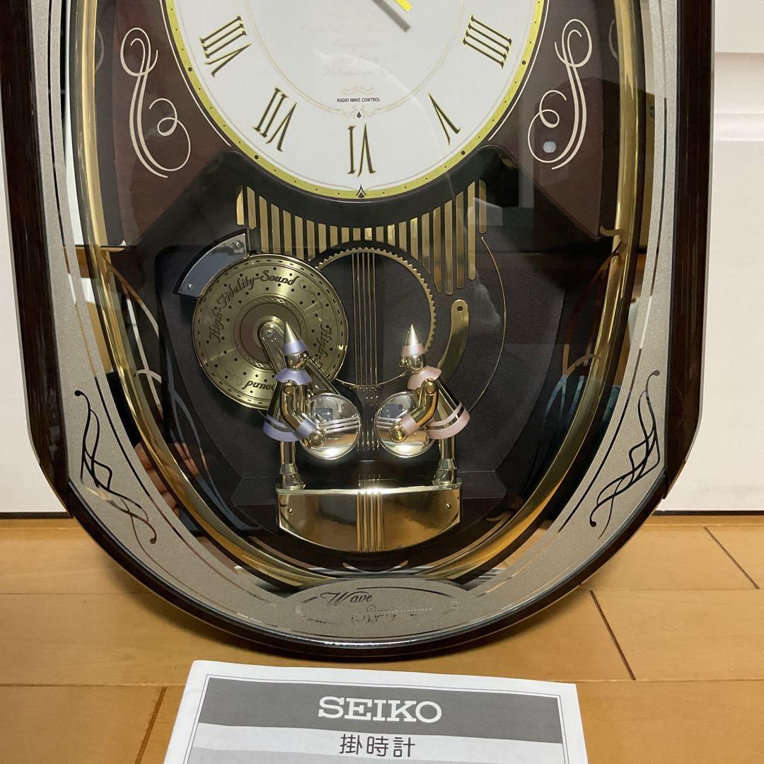 セイコー ウェーブシンフォニー RE557B からくり時計 電波 掛け時計
