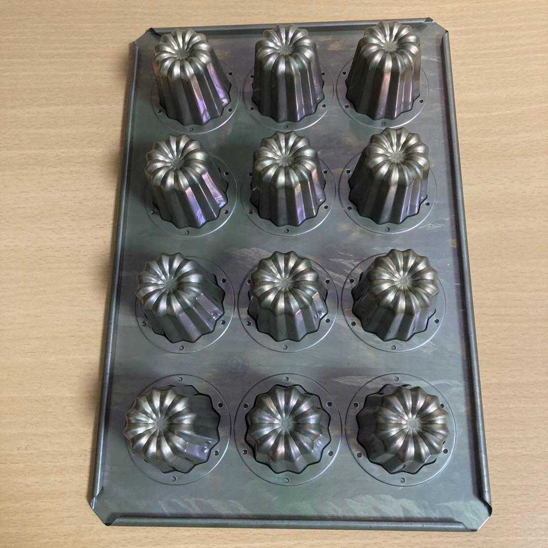 【新品未使用】　CHIYODA カヌレ型　12個型