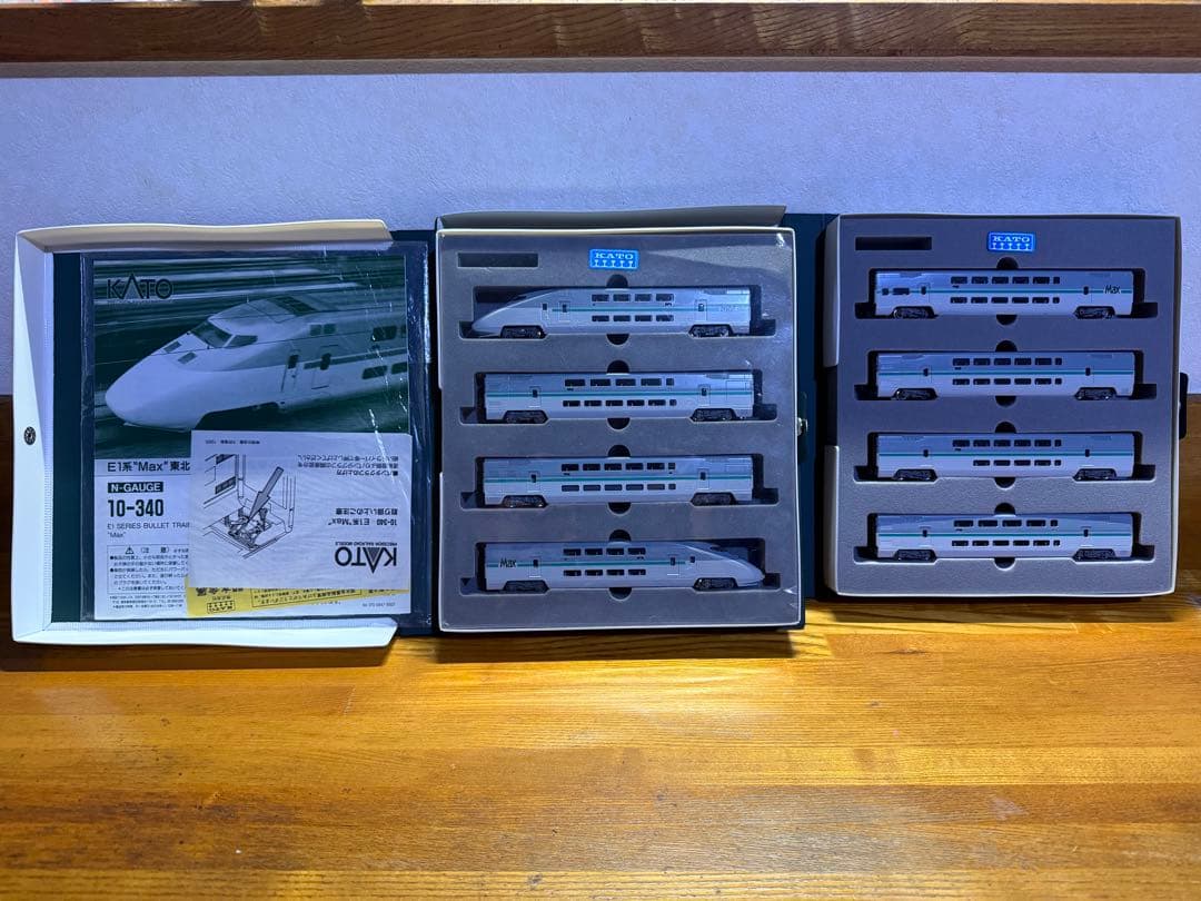 KATO E1系 基本,増結セット 8両 電球色加工