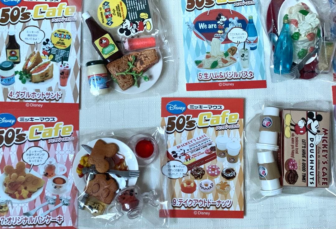 リーメント  ぷちサンプルシリーズ  ミッキーマウス カフェ  セット