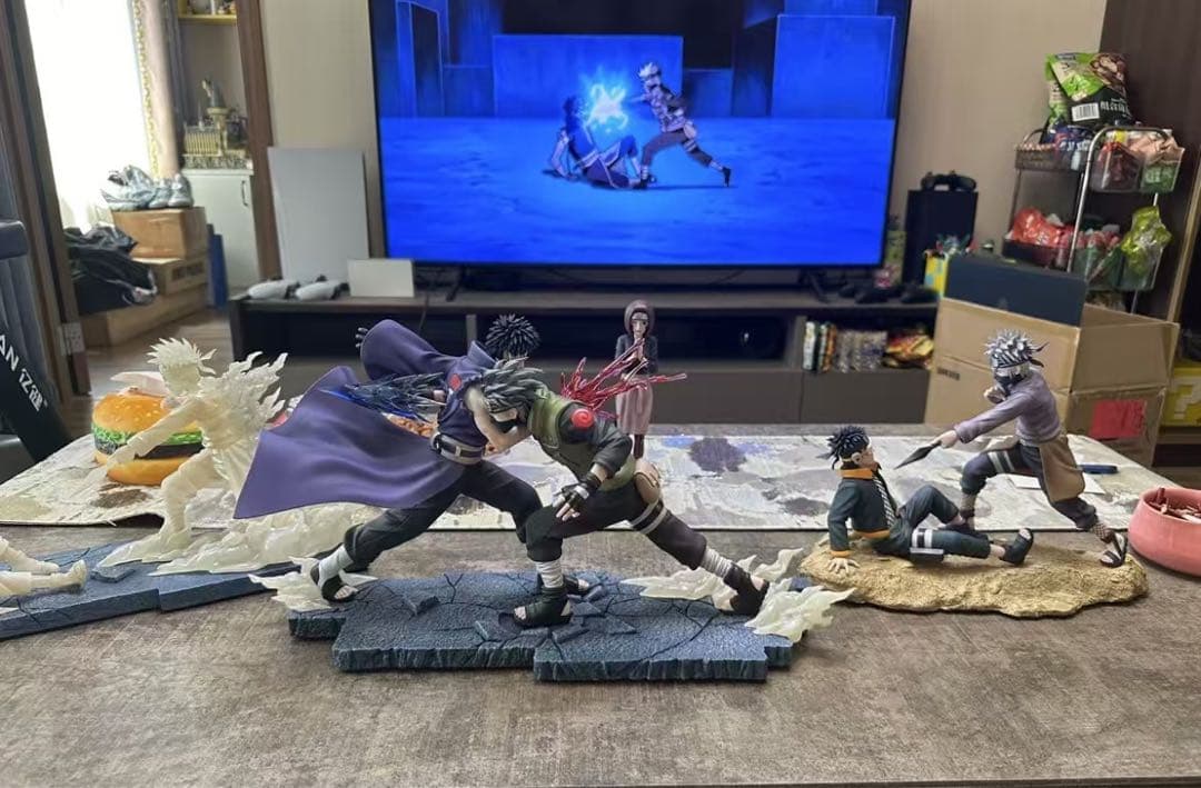 ナルト Chikara-STUDIO はたけカカシvsうちはオビトフィギュア