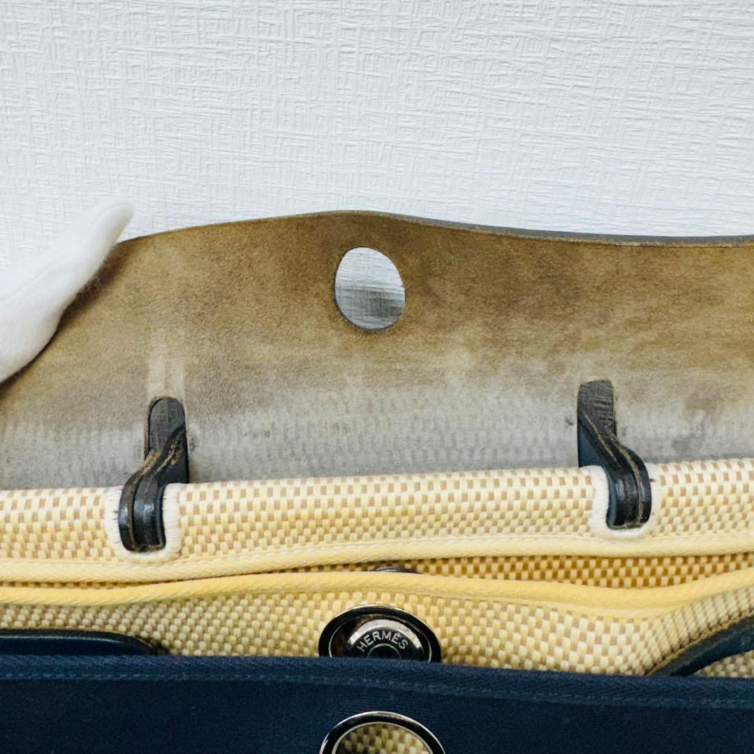 ✨HERMES✨エルメス✨ネイビー✨箱付き✨エールバッグ✨ハンドバッグ✨