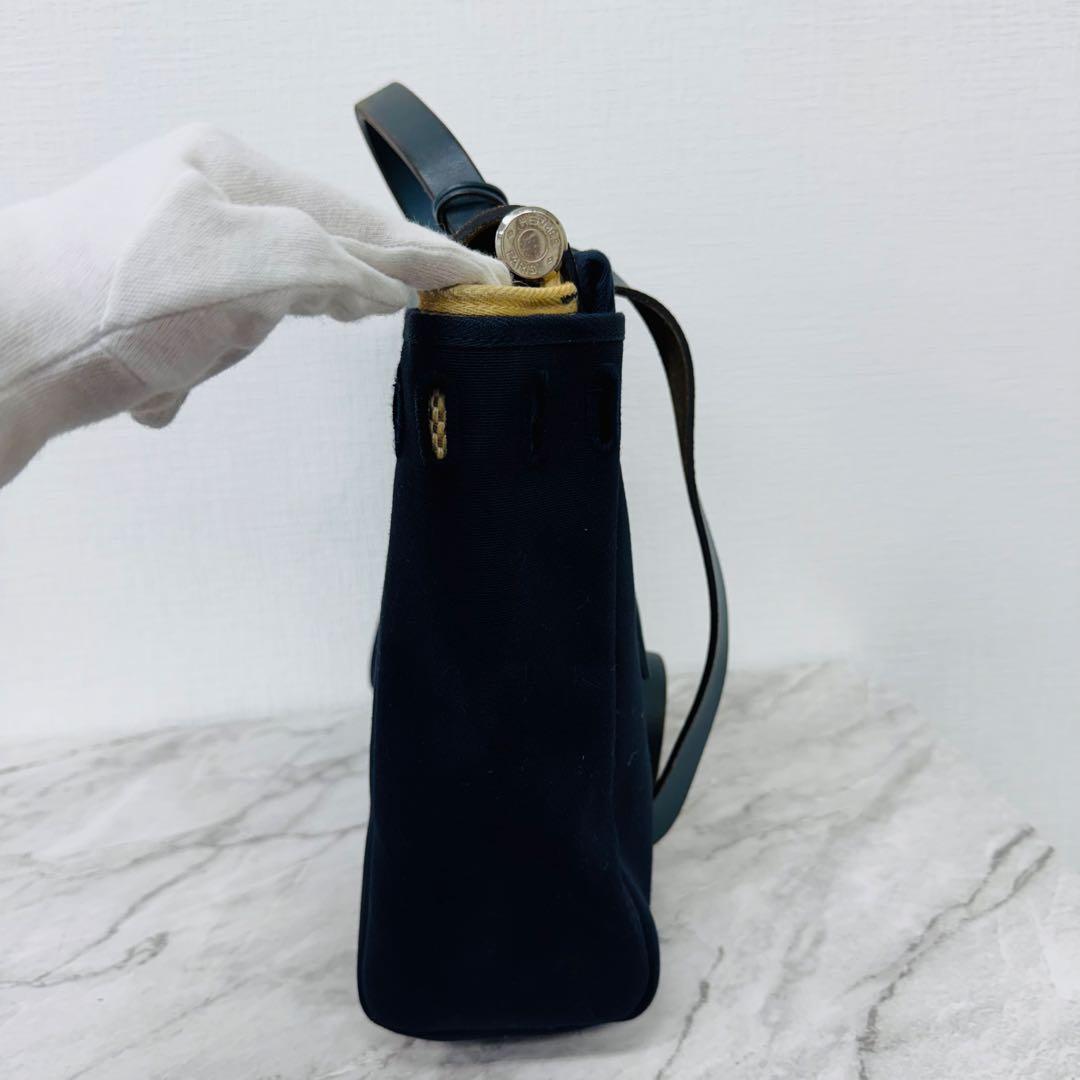 ✨HERMES✨エルメス✨ネイビー✨箱付き✨エールバッグ✨ハンドバッグ✨